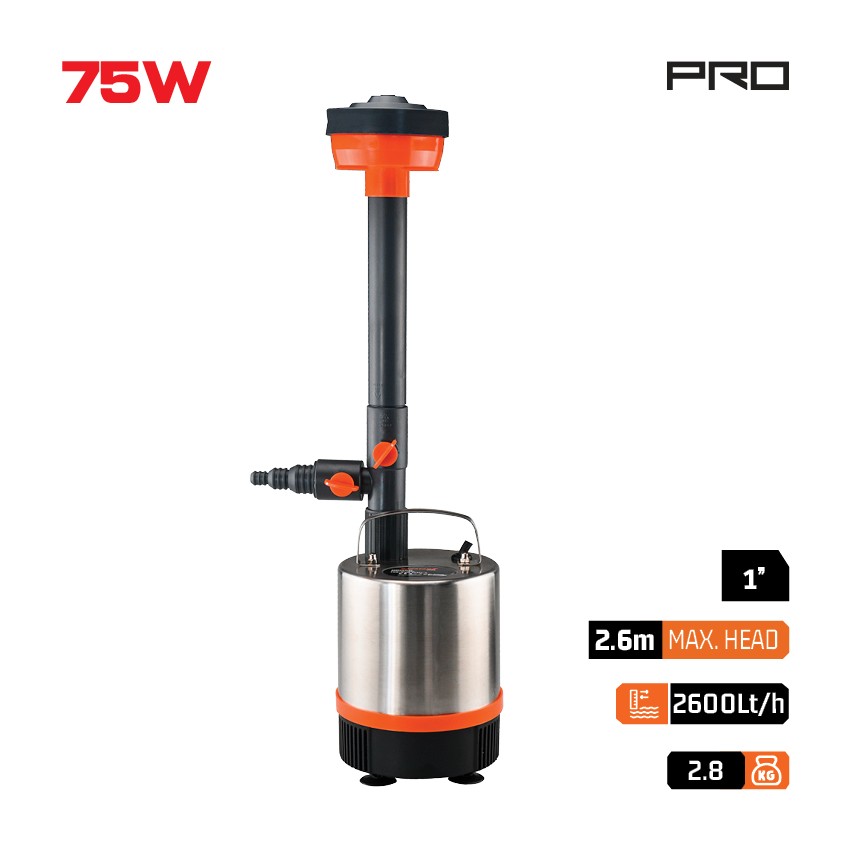 NP1150 Αντλία Σιντριβανιού Inox 75W