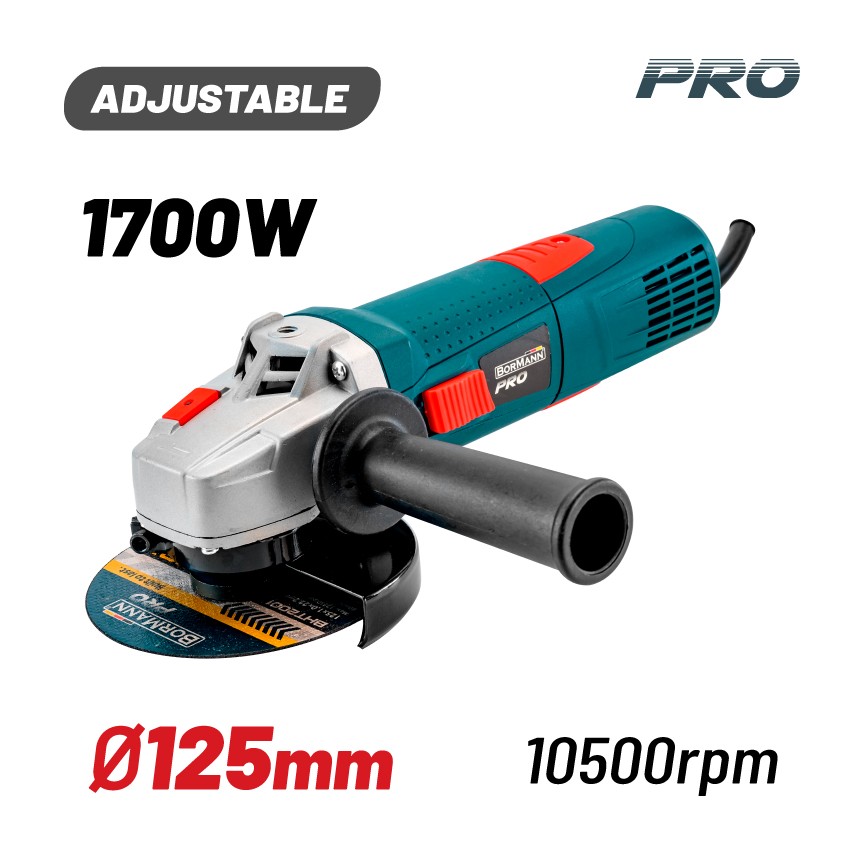 BAG1700 Γωνιακός Τροχός Ρυθμιζόμενος Φ125mm 1700W