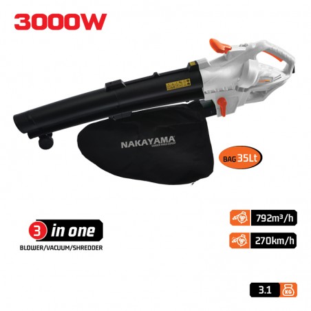 EB3500 Φυσητήρας - Απορροφητήρας Φύλλων 3000W