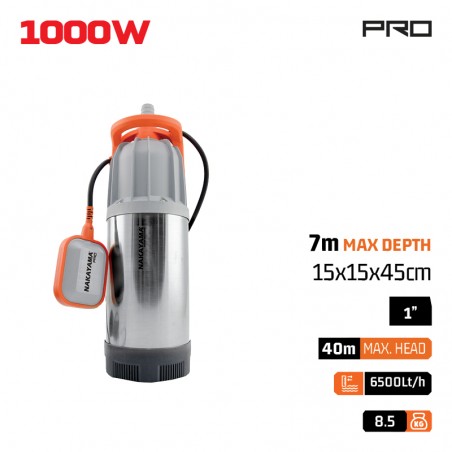 NP1120 Αντλία Πηγαδιών INOX 1000W