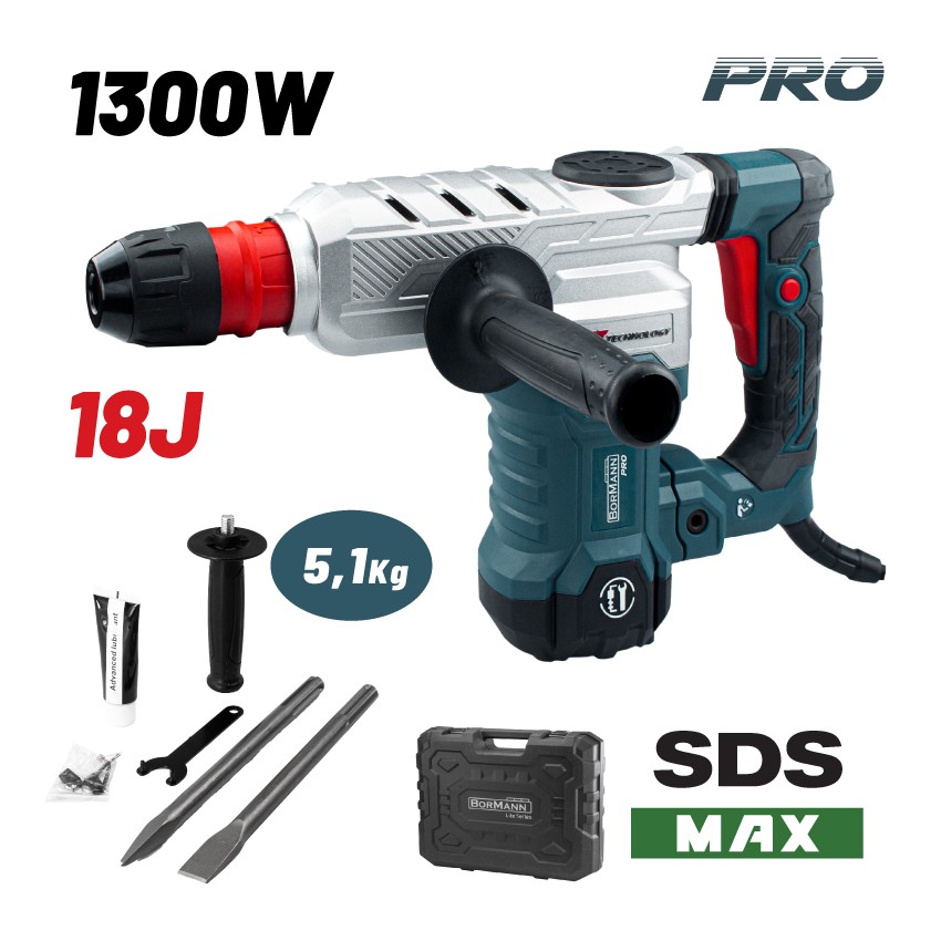 BPH6500 Κατεδαφιστικό Πιστολέτο SDS MAX 18J 1300W