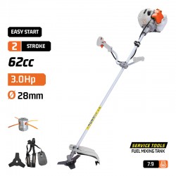 PB6210 Θαμνοκοπτικό Βενζίνης 3.0Hp 62cc