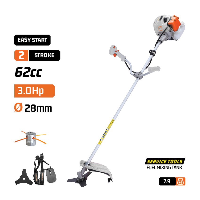 PB6210 Θαμνοκοπτικό Βενζίνης 3.0Hp 62cc