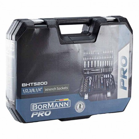 BHT5200 Σετ Καρυδάκια 1/2'', 1/4'' & 3/8'' με Καστάνια - 171 Τεμαχίων