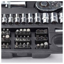 BHT5150 Σετ Καρυδάκια 1/2'' και 1/4'' 73 Τεμαχίων