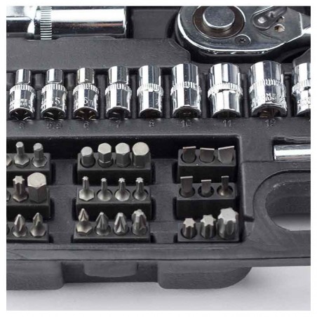 BHT5150 Σετ Καρυδάκια 1/2'' και 1/4'' 73 Τεμαχίων