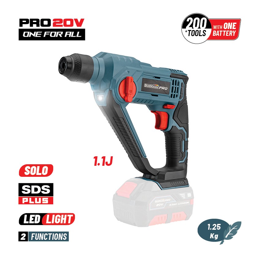 BBP3200 Πνευματικό Πιστολέτο SDS PLUS 20V (Solo)