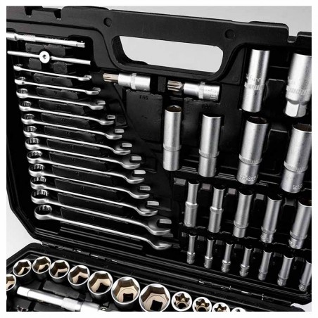 BHT5220 Καρυδάκια 1/2'', 1/4'' & 3/8'' με Καστάνια και Προέκταση - 215 Τεμαχίων