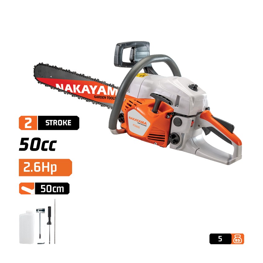 PC5600 Κλαδευτικό Αλυσοπρίονο Βενζίνης 50cm 50cc