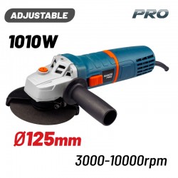 BAG1300 Ρυθμιζόμενος Γωνιακός Τροχός Ø125mm 1010W
