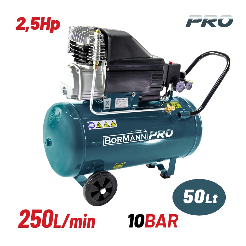 BAT5030 Αεροσυμπιεστής Μονομπλόκ 50Lt 2.5HP