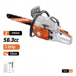 PC6700 Κλαδευτικό Αλυσοπρίονο Βενζίνης 55cm 56.3cc
