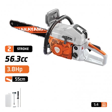 PC6700 Κλαδευτικό Αλυσοπρίονο Βενζίνης 55cm 56.3cc
