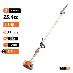 PS2600 Κονταροπρίονο Βενζίνης 25.4cc 1.1Hp