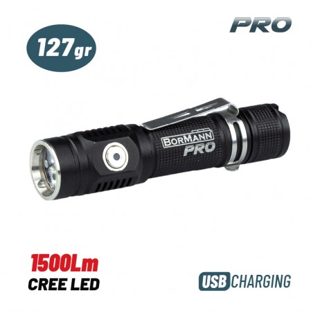BPR6035 Επαναφορτιζόμενος Αδιάβροχος Φακός XPG LED