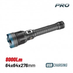 BPR6040 Επαναφορτιζόμενος Αδιάβροχος Φακός COB LED