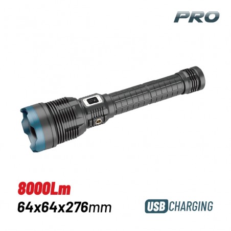 BPR6040 Επαναφορτιζόμενος Αδιάβροχος Φακός COB LED