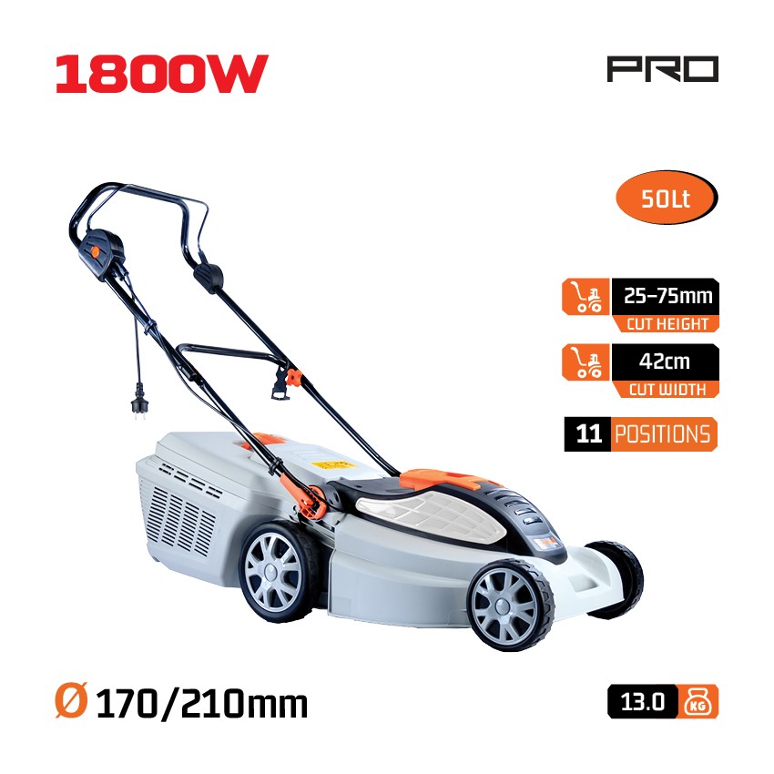 EM4020 Ηλεκτρική Χλοοκοπτική 1800W