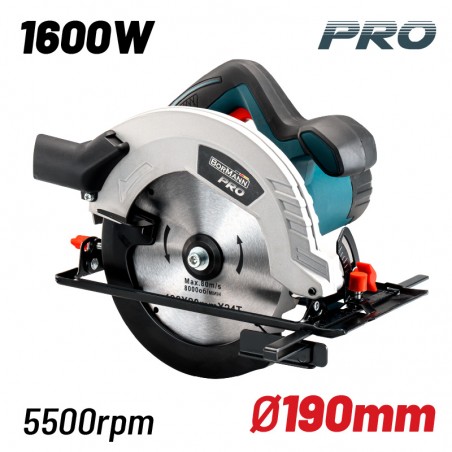 BCS1600 Δισκοπρίονο Ø190mm 1600W