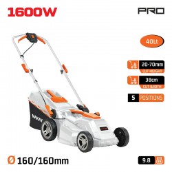 EM4010 Ηλεκτρική Χλοοκοπτική Μηχανή 1600W