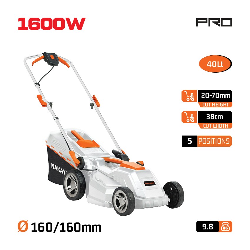 EM4010 Ηλεκτρική Χλοοκοπτική Μηχανή 1600W