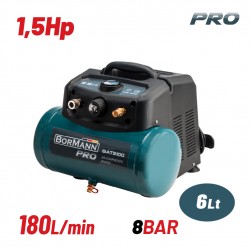 BAT5100 Αεροσυμπιεστής Oil-Less 1.5Hp