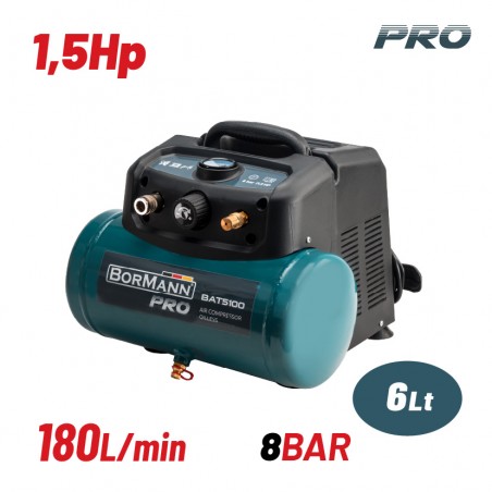 BAT5100 Αεροσυμπιεστής Oil-Less 1.5Hp
