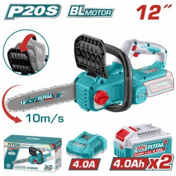 TGSLI201262E Αλυσοπρίονο Μπαταρίας 30cm 20V (2x4.0Ah)