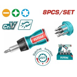 TACSDS1726 Κατσαβίδι Καστανιάς Νάνος 8 σε 1