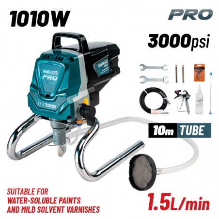 BAP7000 Πιστόλι Ψεκασμού Airless 1.5Lt/min 1010W