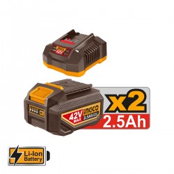 CSLI4218512E Δισκοπρίονο Μπαταρίας 42V & Βαθιά Εργαλειοθήκη 19" (2x2.5Ah)