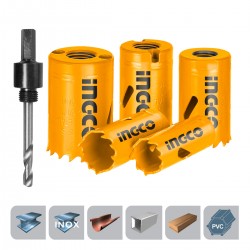 AKH0071 Σετ Ποτηροτρύπανα Bi-Metal με Άξονα 19-35mm - 7 Τεμάχια