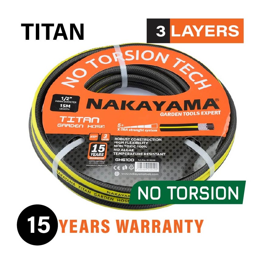 GH6610 Λάστιχο Τitan 3 Επιστρώσεων 3/4'' 50m