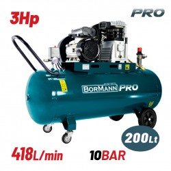BAT5090 Αεροσυμπιεστής με Ιμάντα 3Hp 200Lt