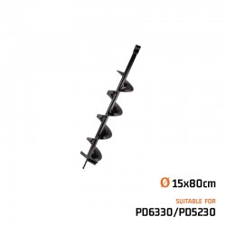 PD1150 Αρίδα Τριβέλλας Φ15x80cm, Διπλή Ελίκωση