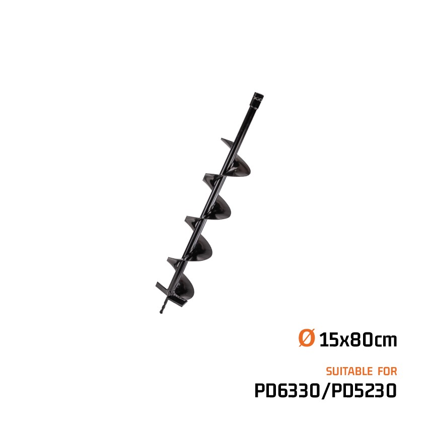 PD1150 Αρίδα Τριβέλλας Φ15x80cm, Διπλή Ελίκωση