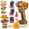 CDLI206686E Δραπανοκατσάβιδο Compact Μπαταρίας με 4 Κεφαλές 66Nm 20V (2x2.0Ah)