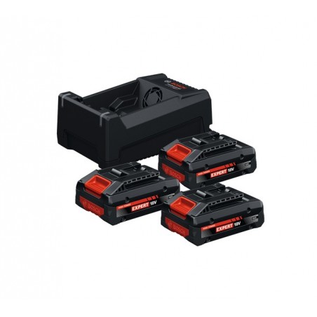 GAL12V 18V-80 Σετ Μπαταριών με Φορτιστή 18V (3x4.0Ah)