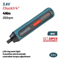 BCD1050 Κατσαβίδι Μπαταρίας 3.6V