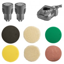 BCP3800 Έκκεντρος Αλοιφαδόρος Μπαταρίας 12V (2x2.0Ah)