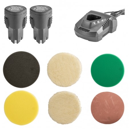 BCP3800 Έκκεντρος Αλοιφαδόρος Μπαταρίας 12V (2x2.0Ah)