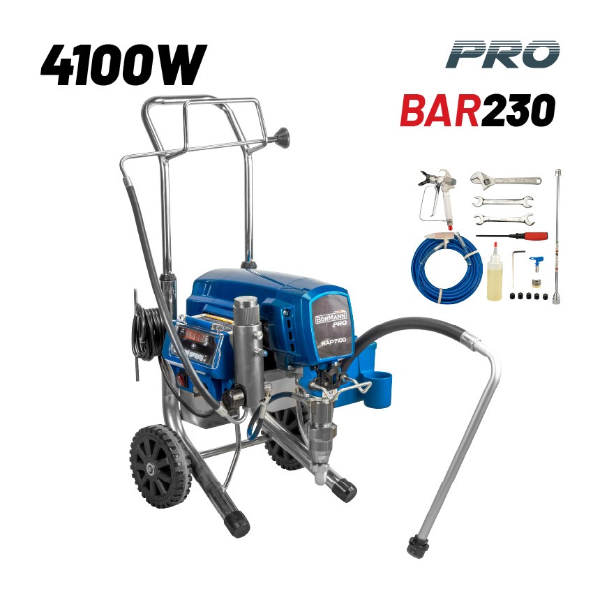 BAP7100 Ηλεκτρικό Πιστόλι Ψεκασμού Airless 4100W