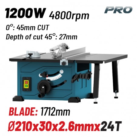 BTS1250 Δισκοπρίονο Πάγκου 1200W
