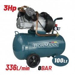 BAT5015 Αεροσυμπιεστής Μονομπλοκ 100Lt 3.0Hp