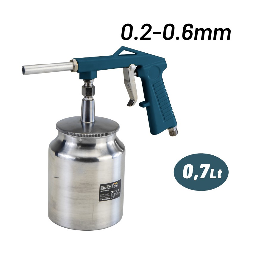 BAT6155 Πιστόλι Αμμοβολής Κάτω Δοχείο 1.0Lt 0.2-0.6mm