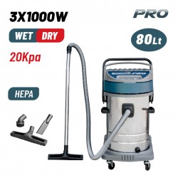 BVC7510 Σκούπα Υγρών και Στερεών 80Lt 3x1000W