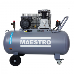 MAC-200PC Αεροσυμπιεστής με Ιμάντα 200Lt 100007