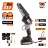 EC1100 Κλαδευτικό Αλυσοπρίονο Μπαταρίας 15cm 21V (2x2.0Ah)