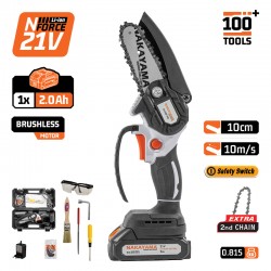 EC1040 Κλαδευτικό Αλυσοπρίονο Μπαταρίας 10cm 21V (1x2Ah)