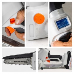 EC1600 Κλαδευτικό Αλυσοπρίονο Μπαταρίας 21V (1x4.0Ah)